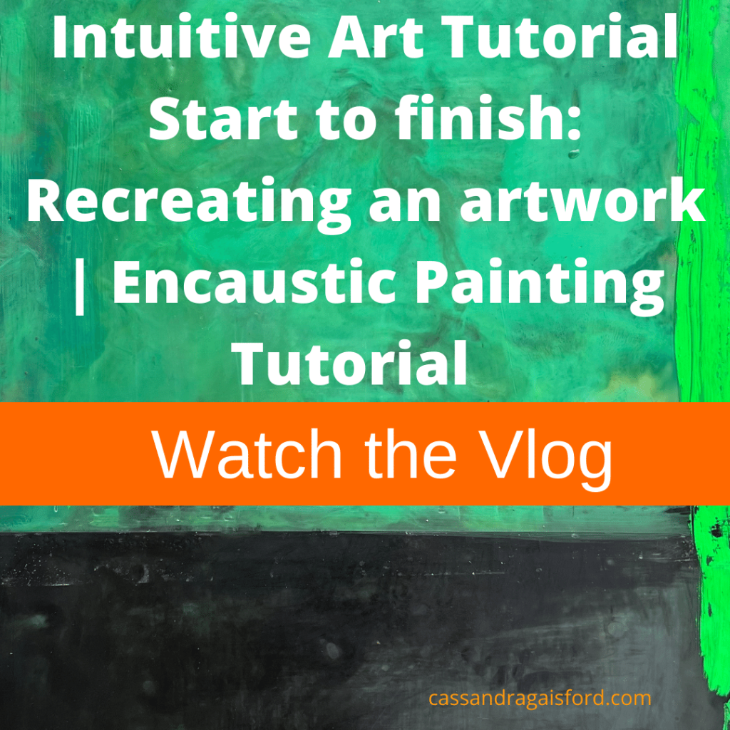 Start to finish: Recreating an artwork | Encaustic Painting Tutorial