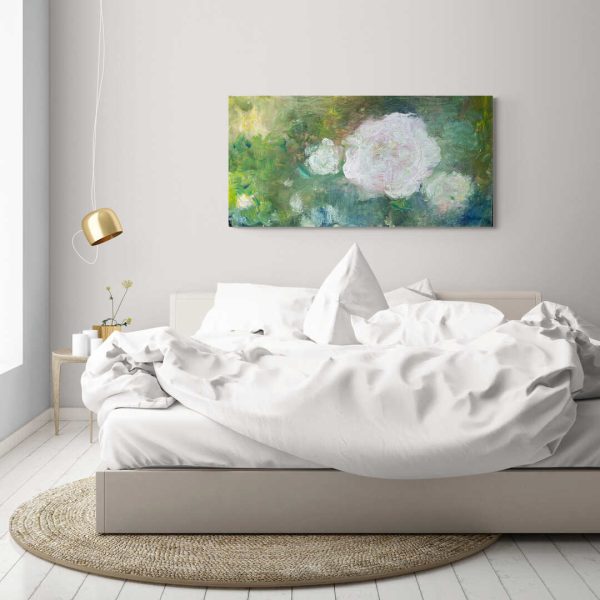 abstract botanical floral painting by Cassandra Gaisford