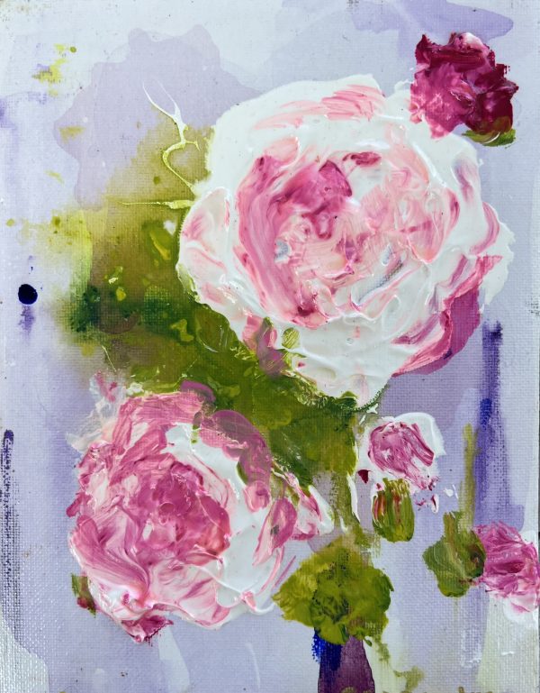 I Love The Way You Blush Abstract Botanical Artwork by Cassandra Gaisford