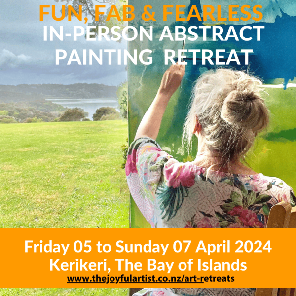 FUN, FAB & FEARLESS 3 day BAY OF ISLANDS ART RETREAT https://www.thejoyfulartist.co.nz/art-retreats/