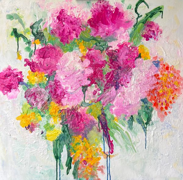 Summer Will Come Again Floral Abstract by Cassandra Gaisford