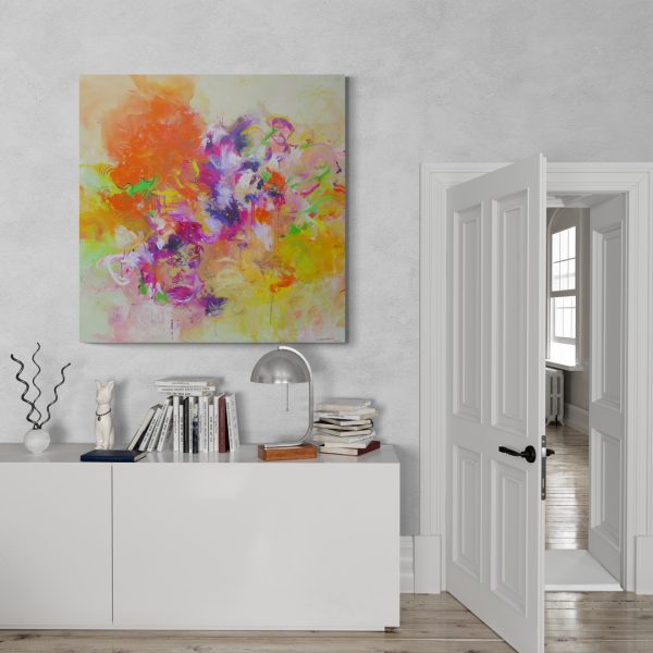 'I Bought You Flowers' Abstract artwork by Cassandra Gaisford